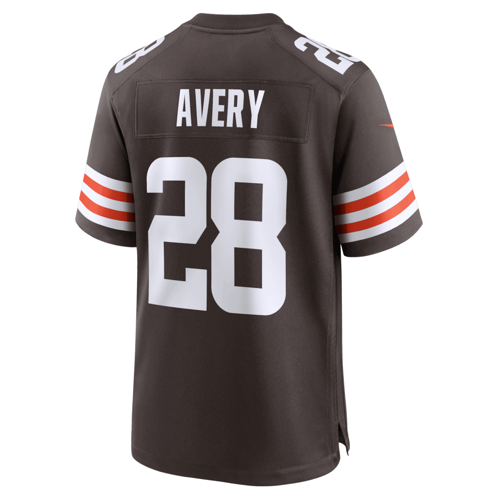Tre Avery 28 Cleveland Browns Team Game Men Jersey - Brown