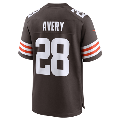 Tre Avery 28 Cleveland Browns Team Game Men Jersey - Brown