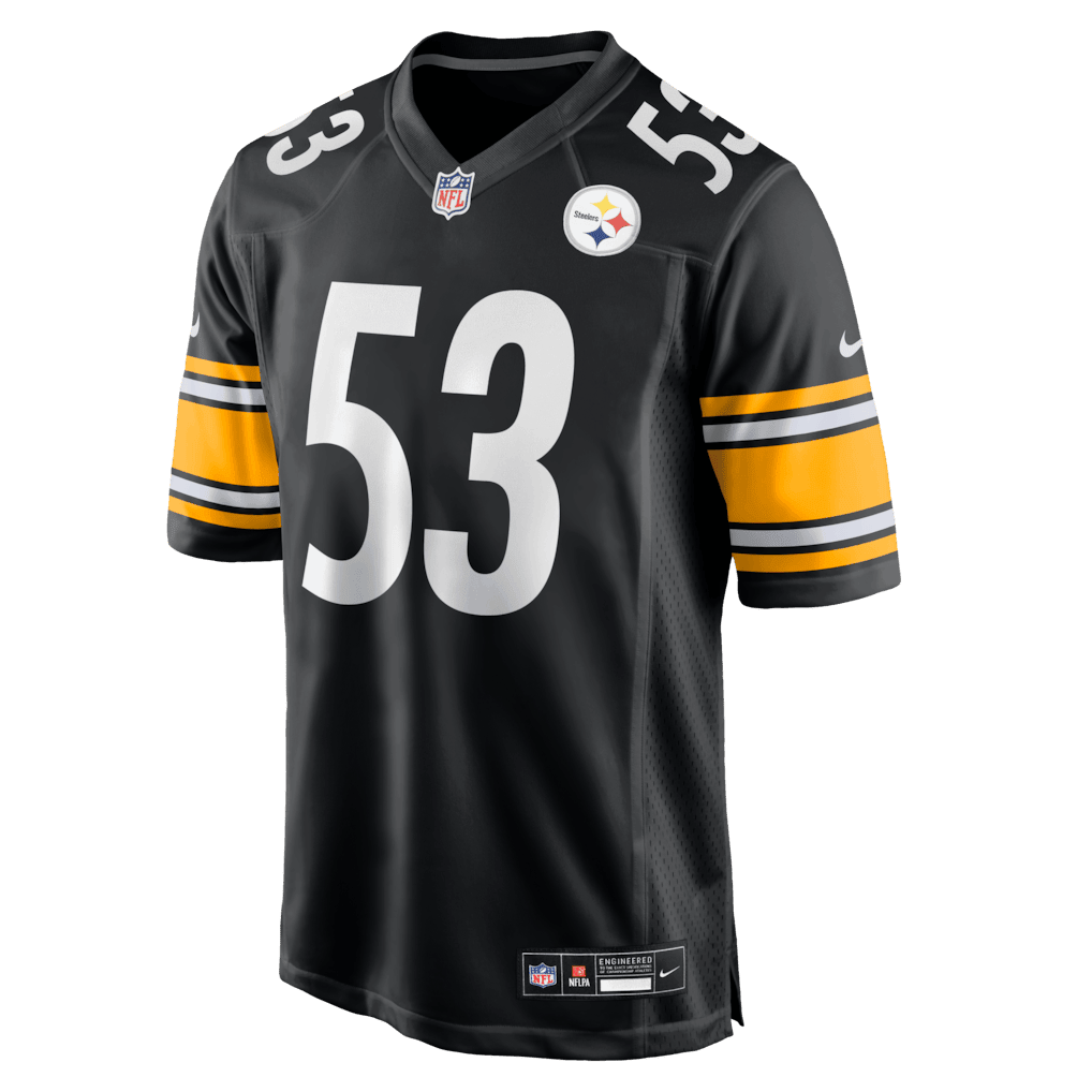 JaWhaun Bentley 53 Pittsburgh Steelers Team Game Men Jersey - Black