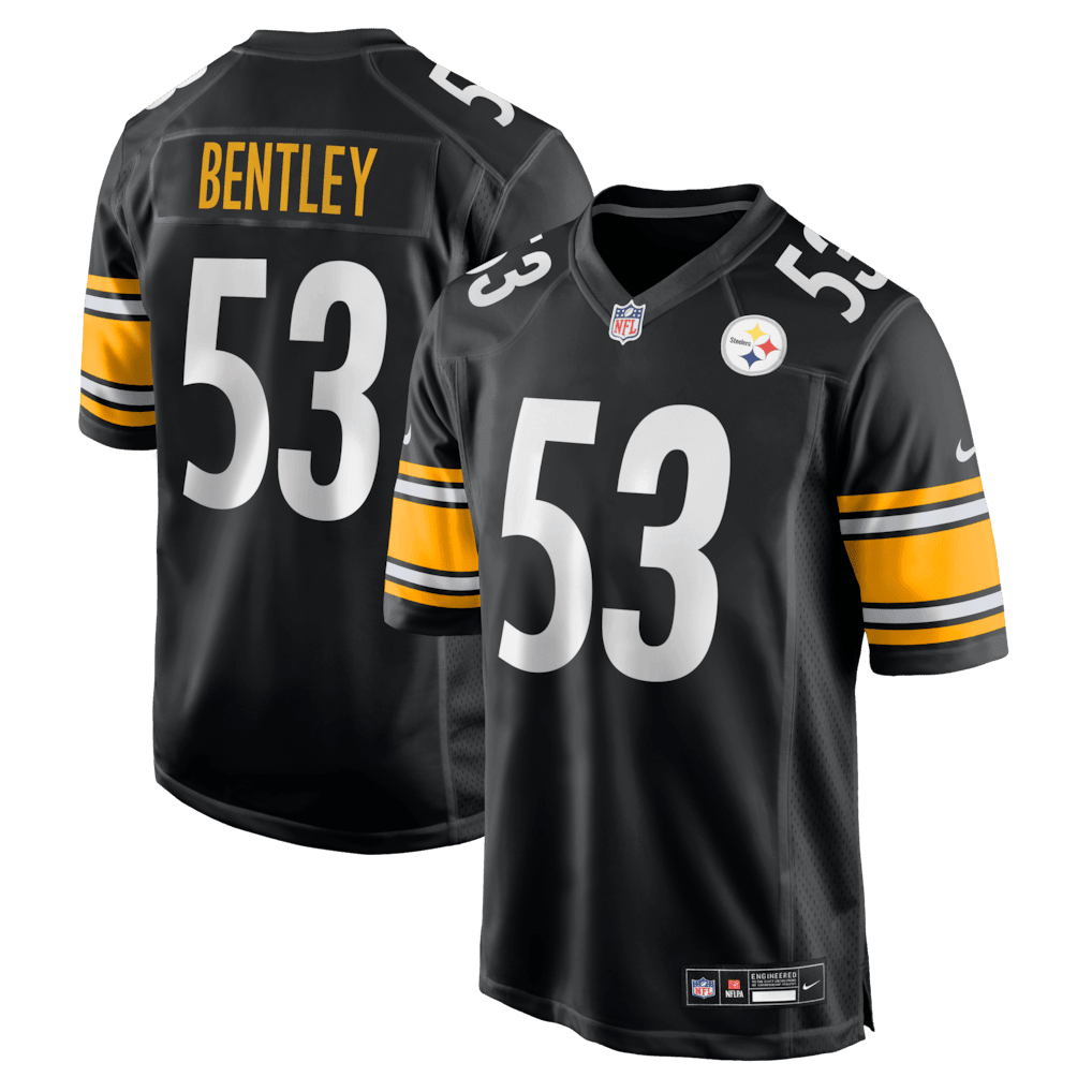JaWhaun Bentley 53 Pittsburgh Steelers Team Game Men Jersey - Black