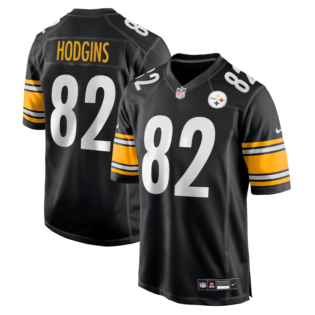 Isaiah Hodgins 82 Pittsburgh Steelers Team Game Men Jersey - Black