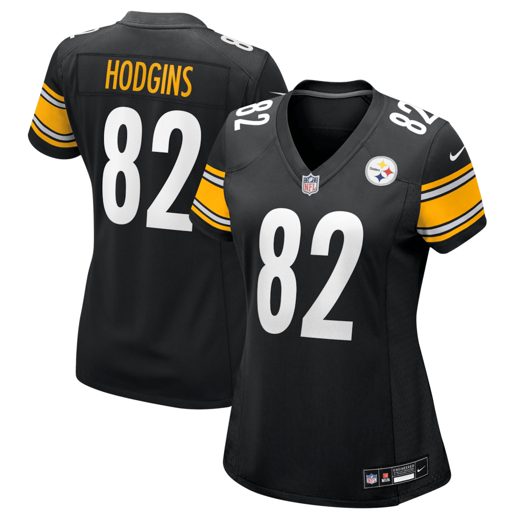 Isaiah Hodgins 82 Pittsburgh Steelers Women's Team Game Jersey - Black