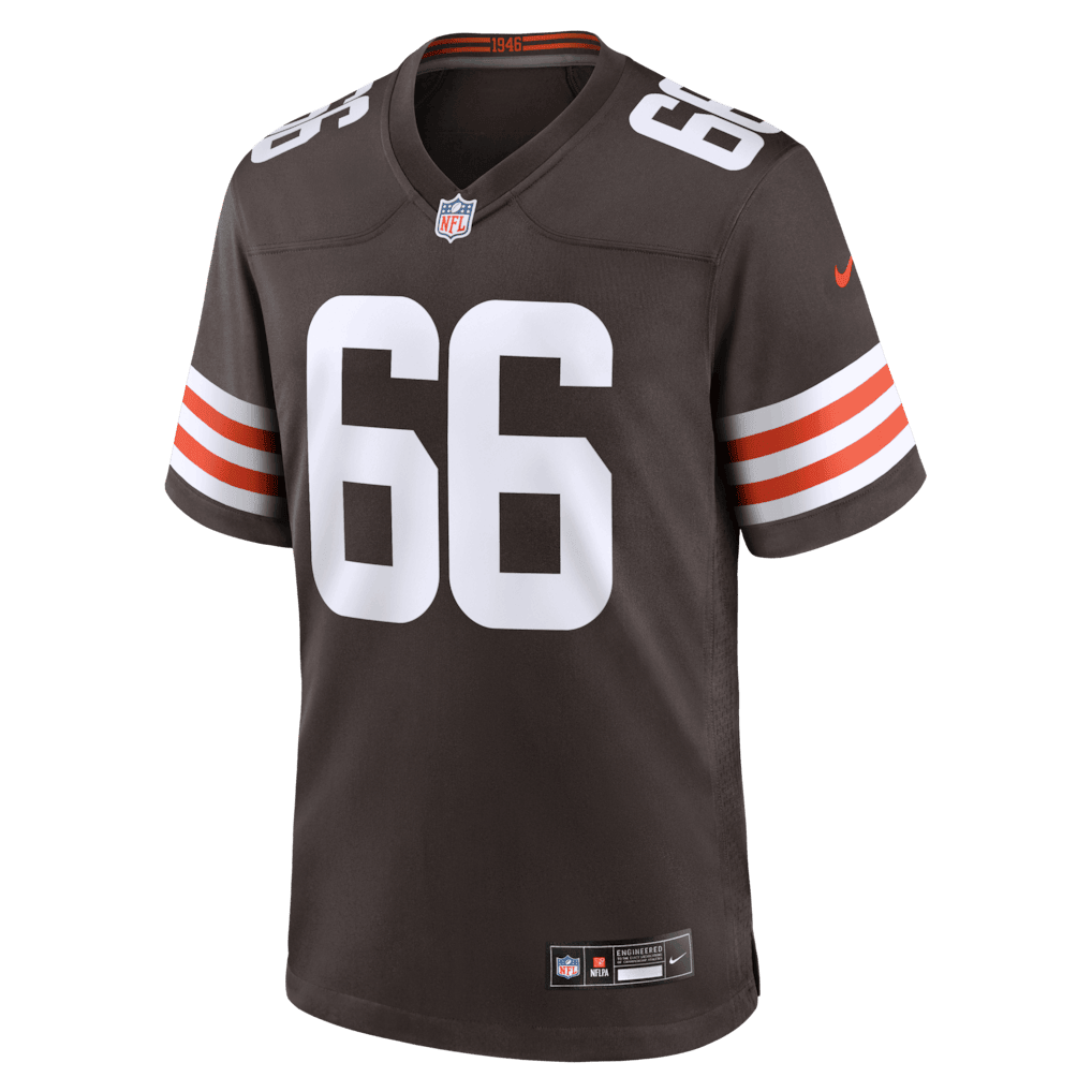 Joshua Miles 66 Cleveland Browns Team Game Men Jersey - Brown