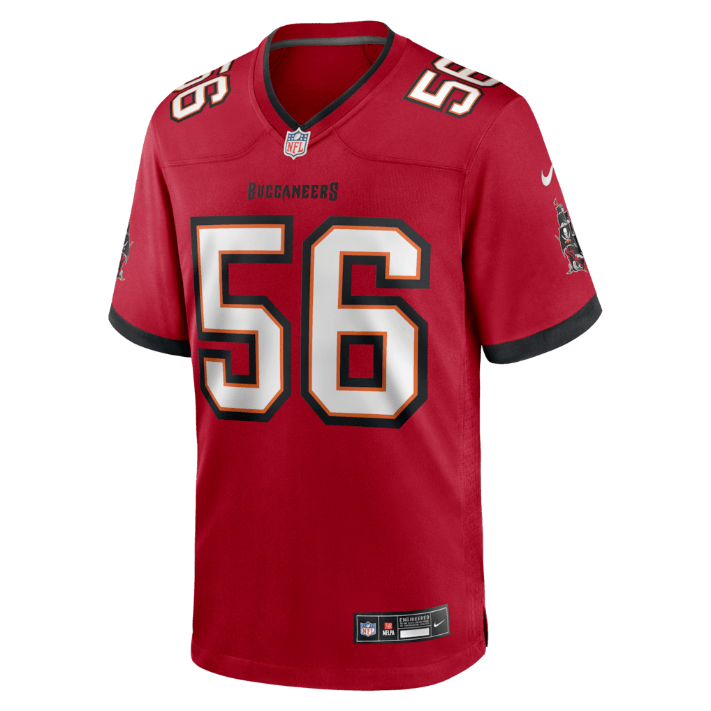 Desmond Watson 56 Tampa Bay Buccaneers Team Game Men Jersey - Red