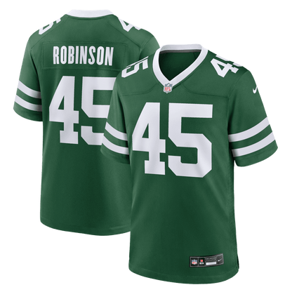 Mark Robinson 45 New York Jets Team Game Men Jersey - Legacy Green