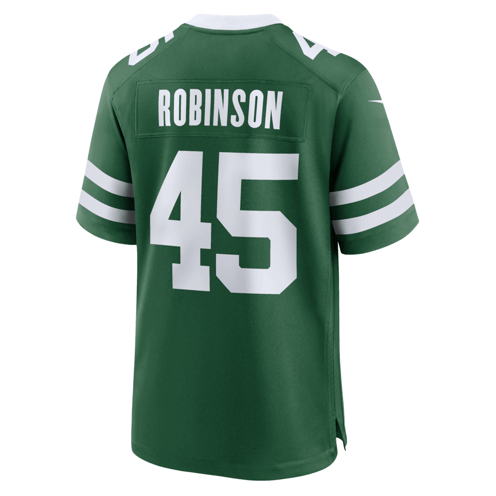 Mark Robinson 45 New York Jets Team Game Men Jersey - Legacy Green