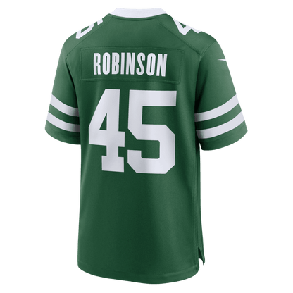 Mark Robinson 45 New York Jets Team Game Men Jersey - Legacy Green
