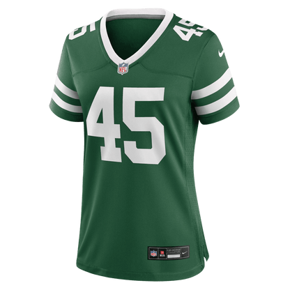 Mark Robinson 45 New York Jets Women's Team Game Jersey - Legacy Green
