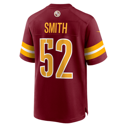 Preston Smith 52 Washington Commanders Team Game Men Jersey - Burgundy