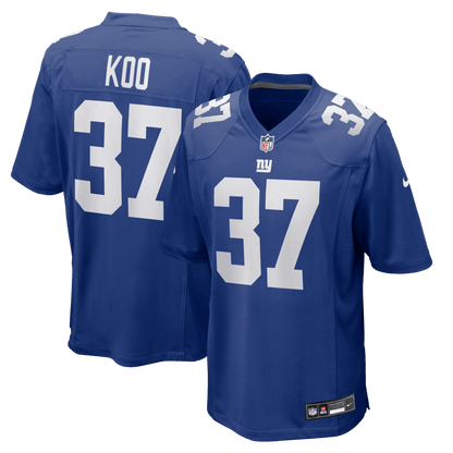 Younghoe Koo 37 New York Giants Team Game Men Jersey - Royal