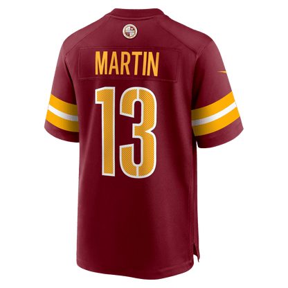 Tay Martin 13 Washington Commanders Team Game Men Jersey - Burgundy