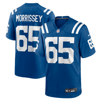Jimmy Morrissey 65 Indianapolis Colts Team Game Men Jersey - Royal