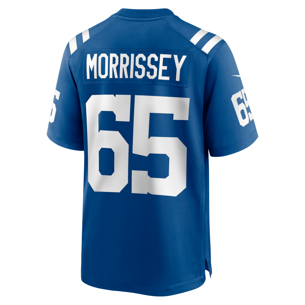 Jimmy Morrissey 65 Indianapolis Colts Team Game Men Jersey - Royal