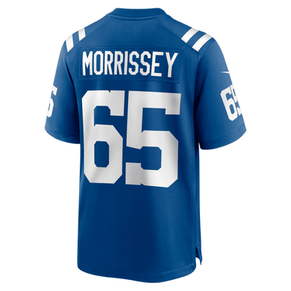 Jimmy Morrissey 65 Indianapolis Colts Team Game Men Jersey - Royal