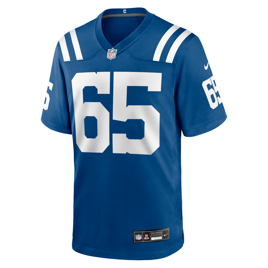 Jimmy Morrissey 65 Indianapolis Colts Team Game Men Jersey - Royal