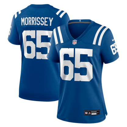 Jimmy Morrissey 65 Indianapolis Colts Women's Team Game Jersey - Royal