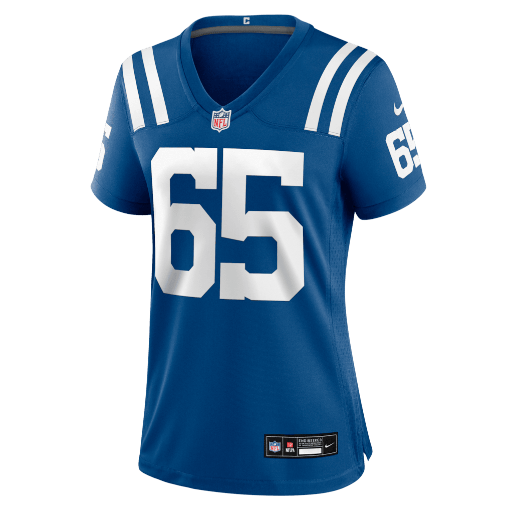Jimmy Morrissey 65 Indianapolis Colts Women's Team Game Jersey - Royal