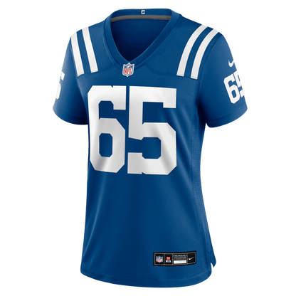 Jimmy Morrissey 65 Indianapolis Colts Women's Team Game Jersey - Royal