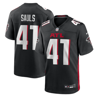 Ben Sauls 41 Atlanta Falcons Team Game Men Jersey - Black
