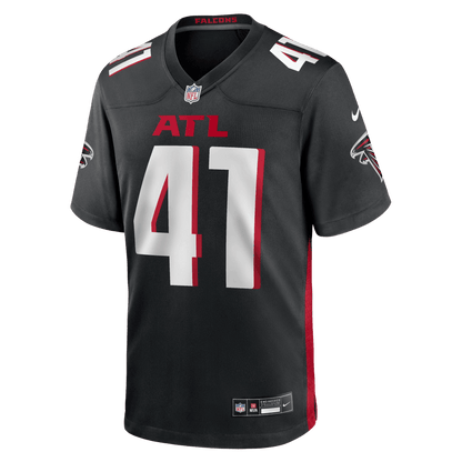 Ben Sauls 41 Atlanta Falcons Team Game Men Jersey - Black
