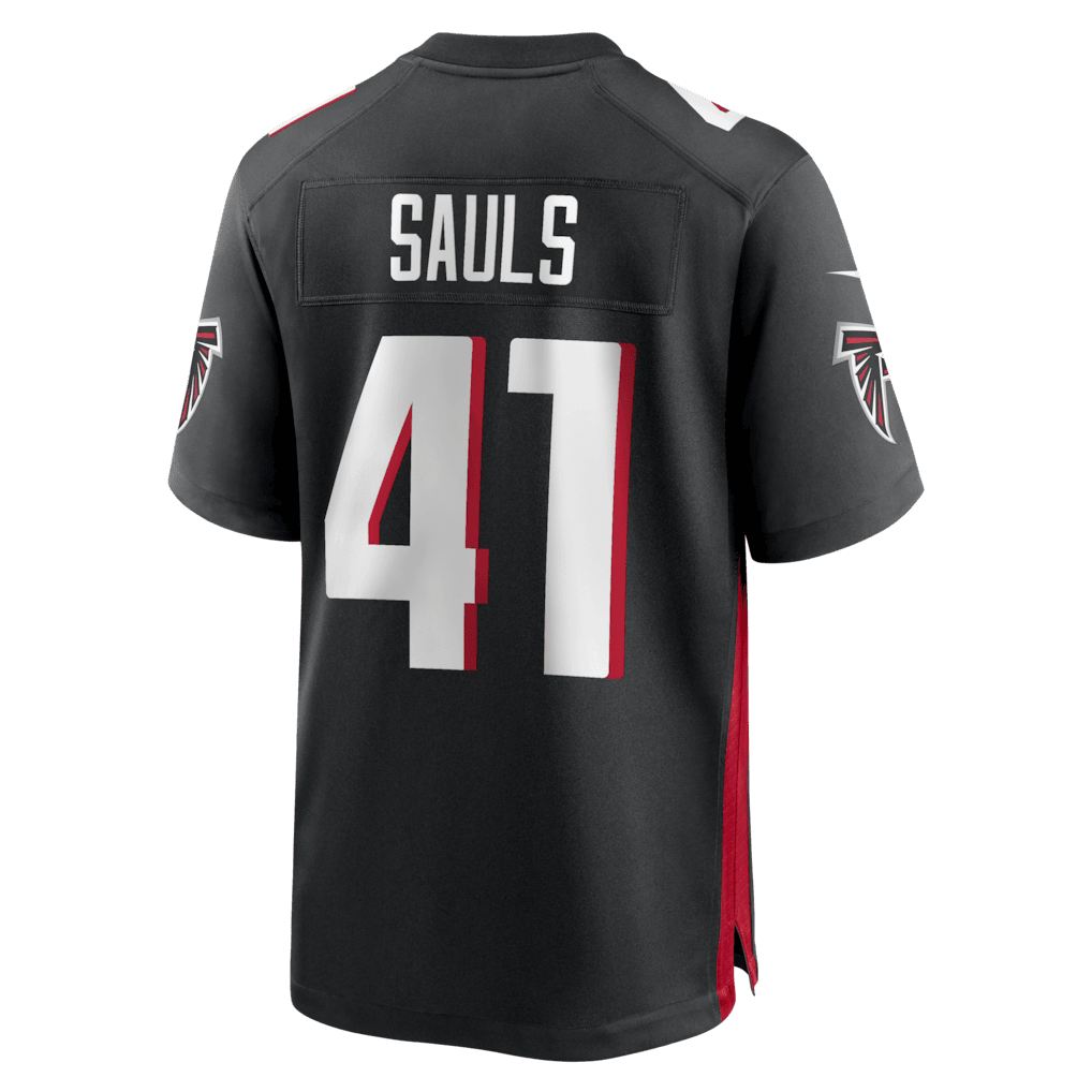 Ben Sauls 41 Atlanta Falcons Team Game Men Jersey - Black