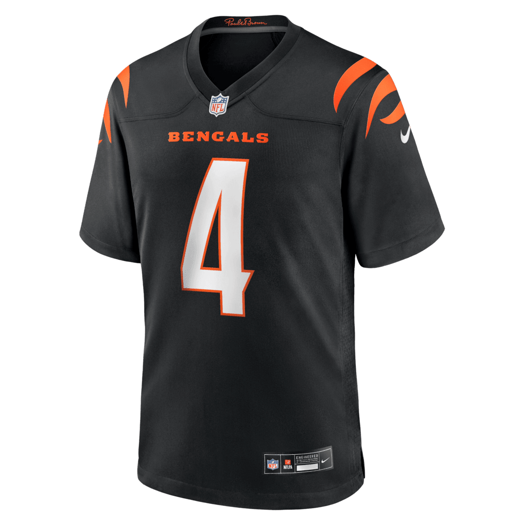 Sean Clifford 4 Cincinnati Bengals Team Game Men Jersey - Black