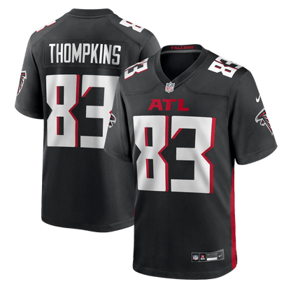 Deven Thompkins 83 Atlanta Falcons Team Game Men Jersey - Black