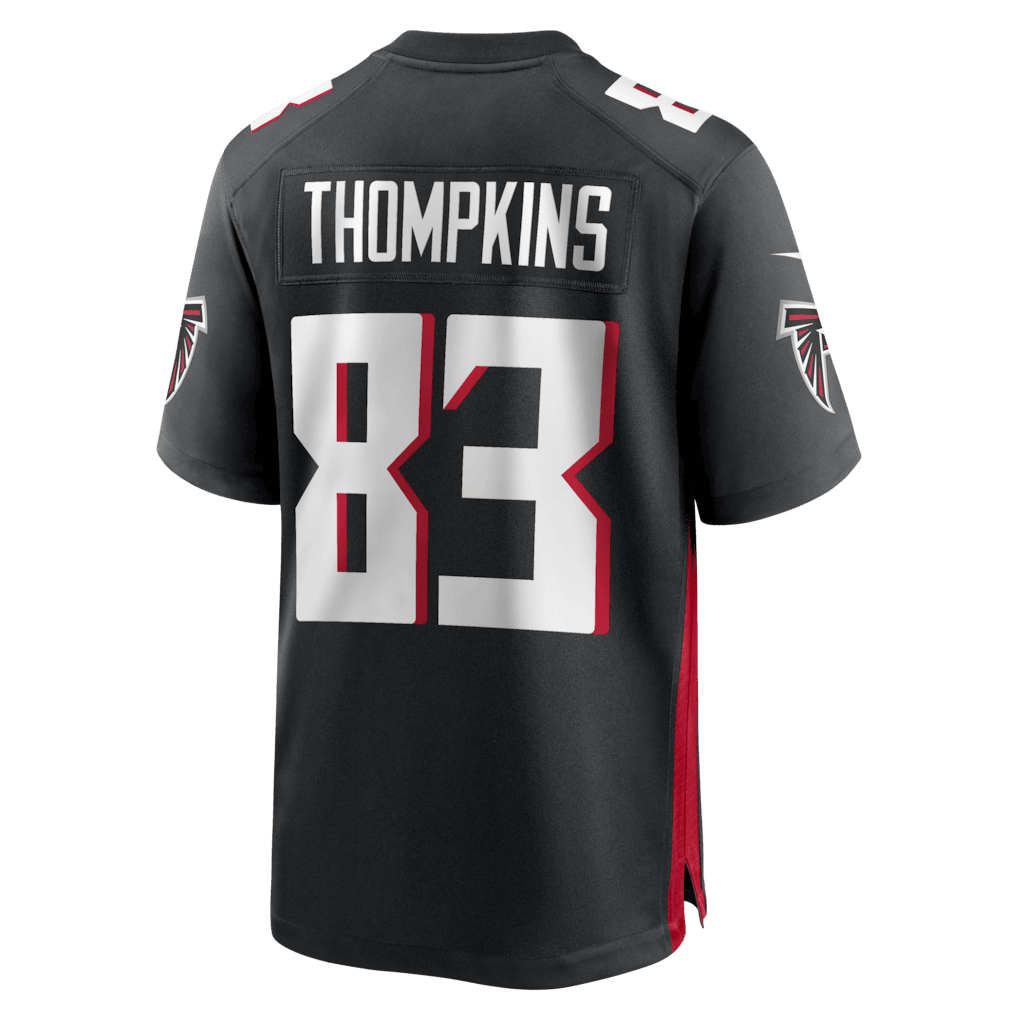 Deven Thompkins 83 Atlanta Falcons Team Game Men Jersey - Black