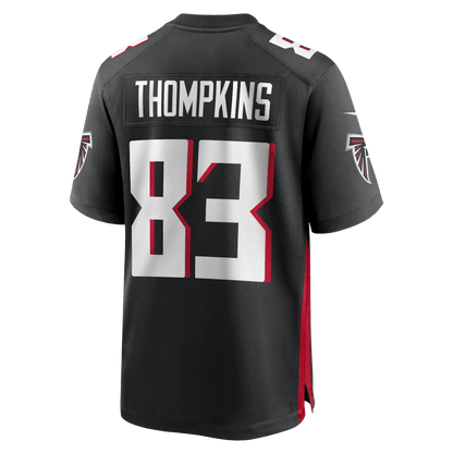 Deven Thompkins 83 Atlanta Falcons Team Game Men Jersey - Black