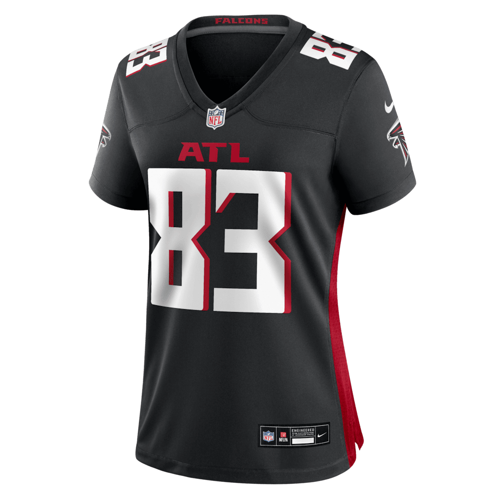 Deven Thompkins 83 Atlanta Falcons Women's Team Game Jersey - Black