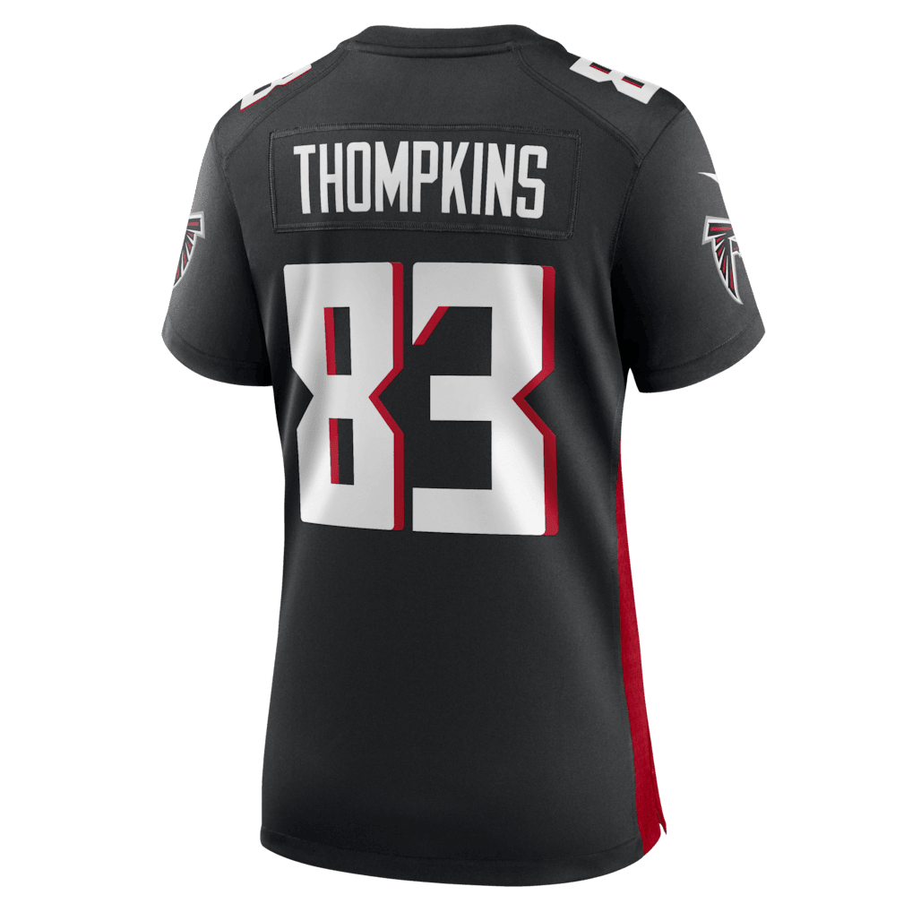 Deven Thompkins 83 Atlanta Falcons Women's Team Game Jersey - Black