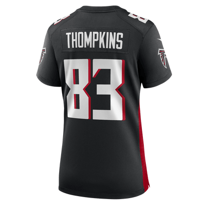 Deven Thompkins 83 Atlanta Falcons Women's Team Game Jersey - Black