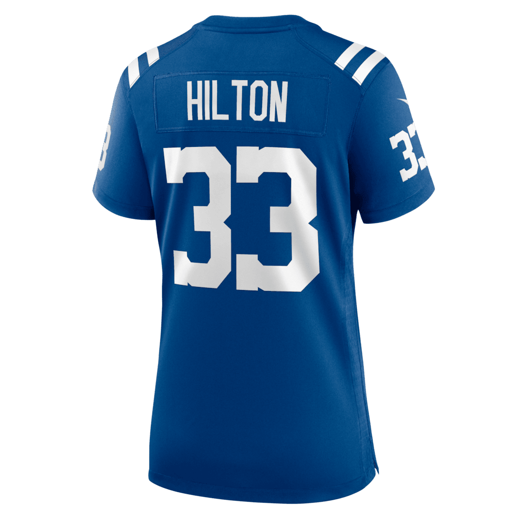 Mike Hilton 33 Indianapolis Colts Women's Team Game Jersey - Royal