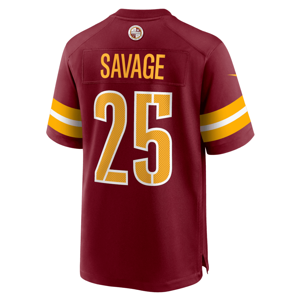 Darnell Savage 25 Washington Commanders Team Game Men Jersey - Burgundy