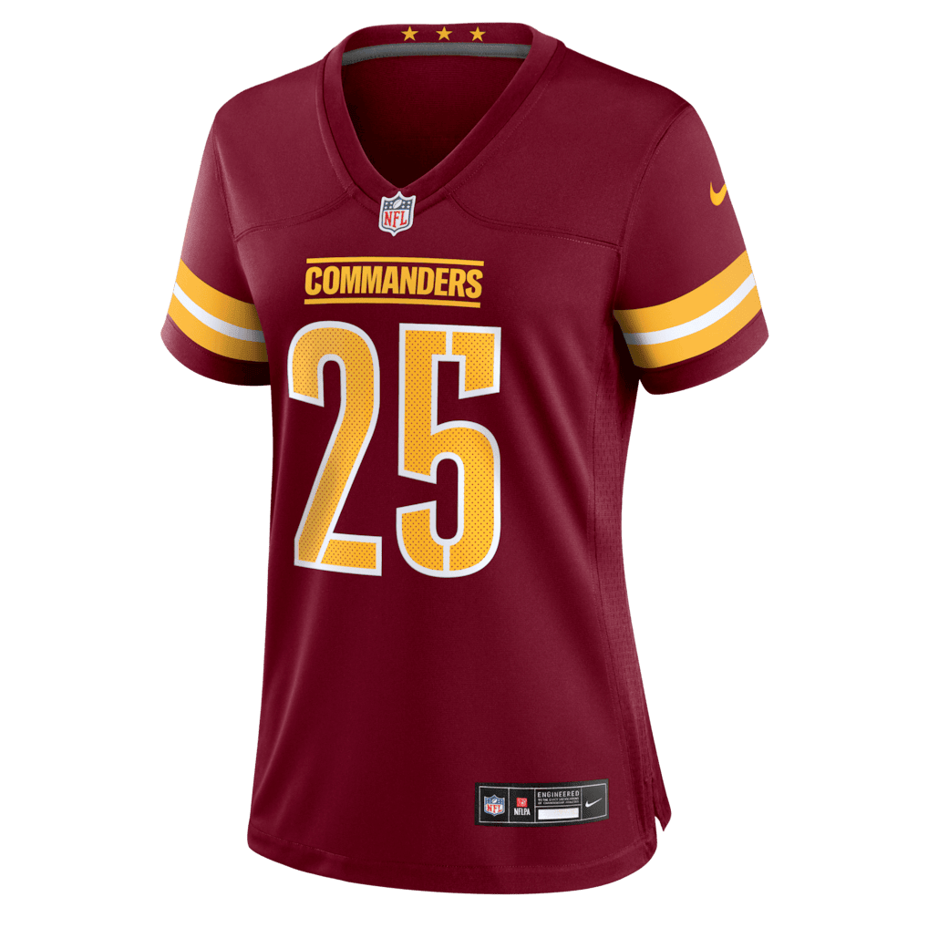 Darnell Savage 25 Washington Commanders Women's Team Game Jersey - Burgundy