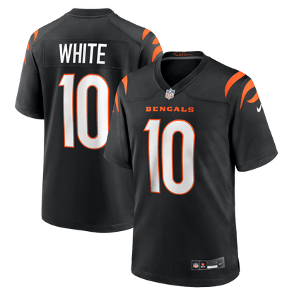 Mike White 10 Cincinnati Bengals Team Game Men Jersey - Black