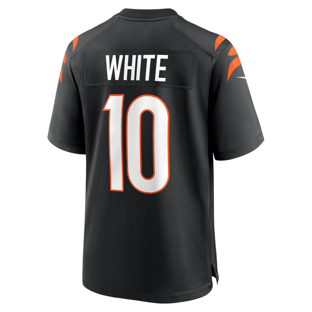 Mike White 10 Cincinnati Bengals Team Game Men Jersey - Black