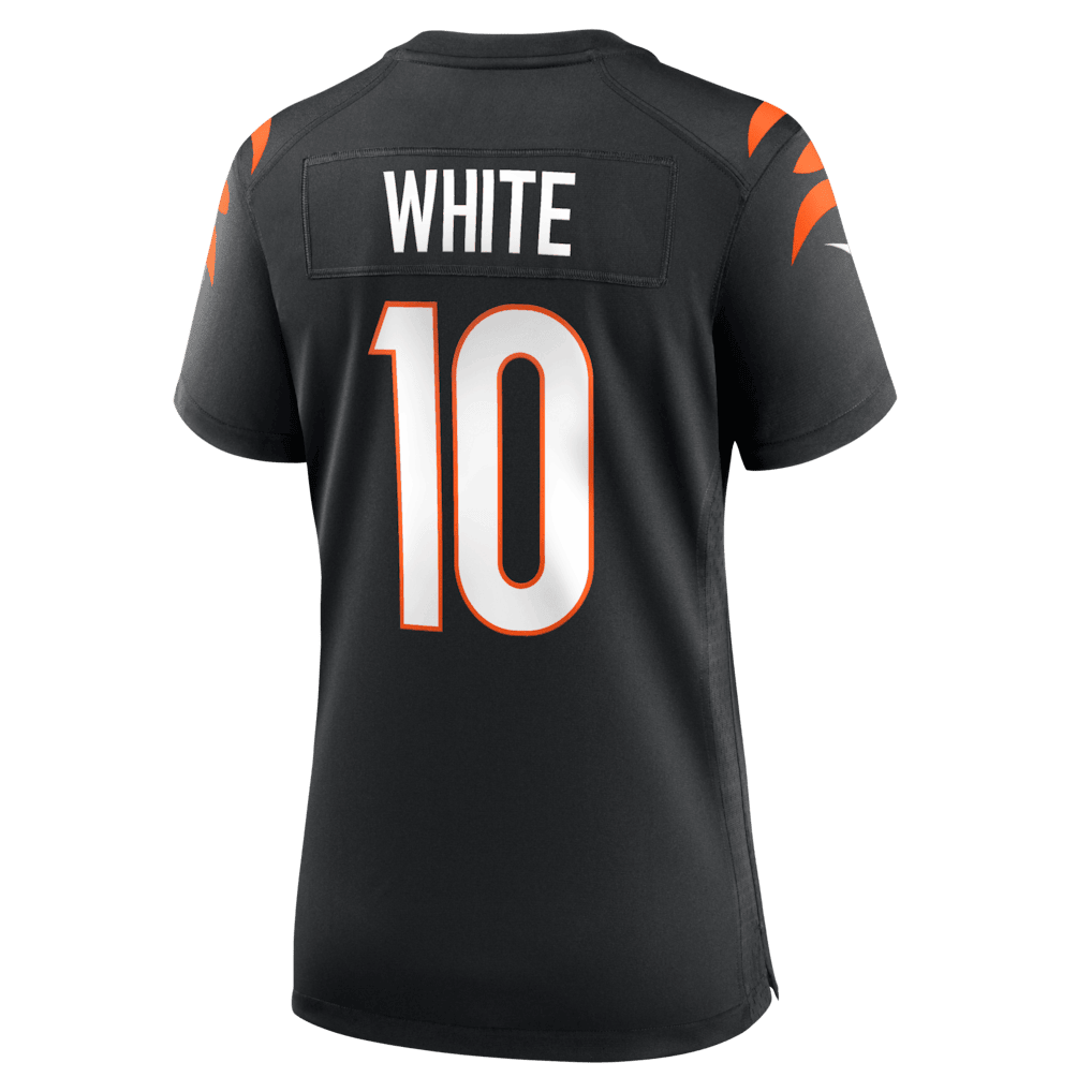 Mike White 10 Cincinnati Bengals Women's Team Game Jersey - Black