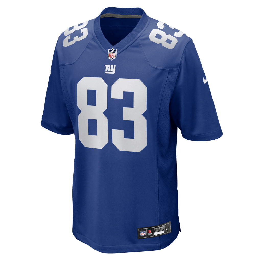 Dalen Cambre 83 New York Giants Team Game Men Jersey - Royal