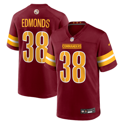 Chase Edmonds 38 Washington Commanders Team Game Men Jersey - Burgundy