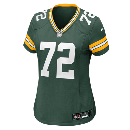 Brant Banks 72 Green Bay Packers Women's Team Game Jersey - Green
