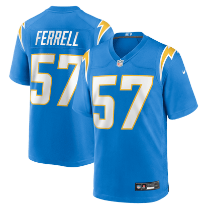 Clelin Ferrell 57 Los Angeles Chargers Team Game Men Jersey - Powder Blue