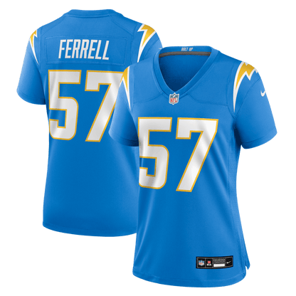 Clelin Ferrell 57 Los Angeles Chargers Women's Team Game Jersey - Powder Blue