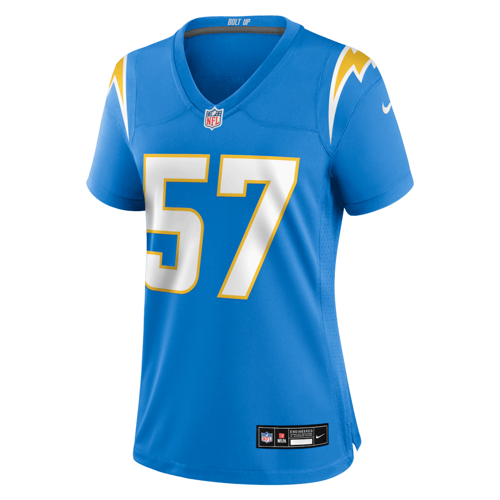 Clelin Ferrell 57 Los Angeles Chargers Women's Team Game Jersey - Powder Blue