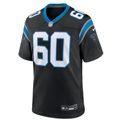 Nick Samac 60 Carolina Panthers Team Game Men Jersey - Black