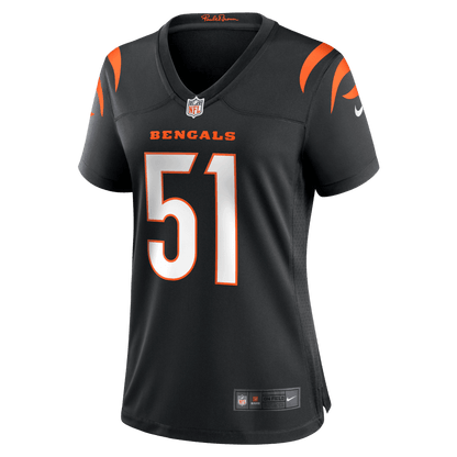 Isaiah Foskey 51 Cincinnati Bengals Women's Team Game Jersey - Black