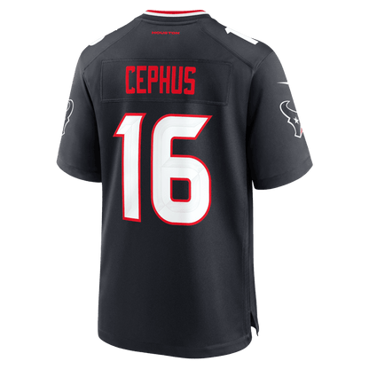 Quintez Cephus 16 Houston Texans Team Game Men Jersey - Navy