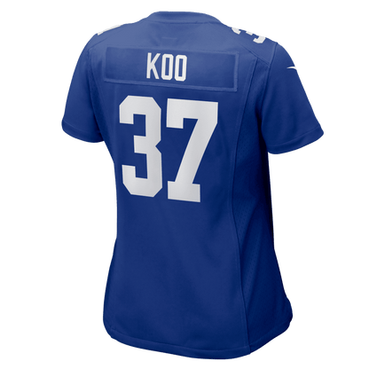 Younghoe Koo 37 New York Giants Women's Team Game Jersey - Royal
