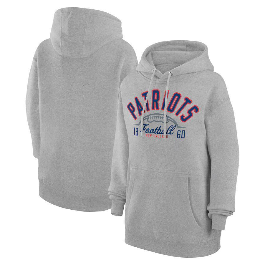 New England Patriots Sport Grey Hoodie – Est. Year Heritage Football Print