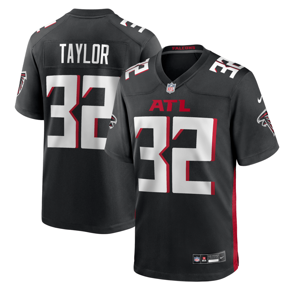 Keith Taylor 32 Atlanta Falcons Team Game Men Jersey - Black